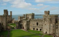 Caernarfon - looking toward the Eagle Tower